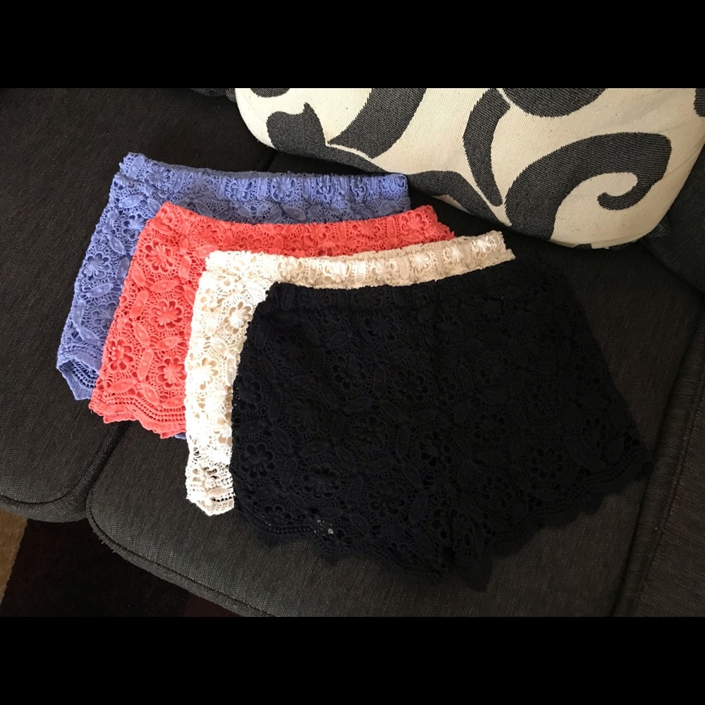 ✅ Aeropostale - Stretchy Lace Junior Shorts!
